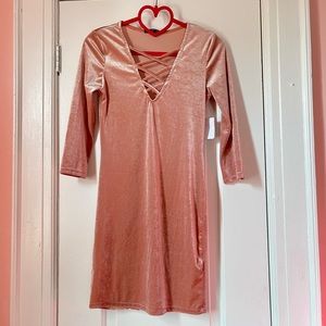 charlotte russe velvet dress